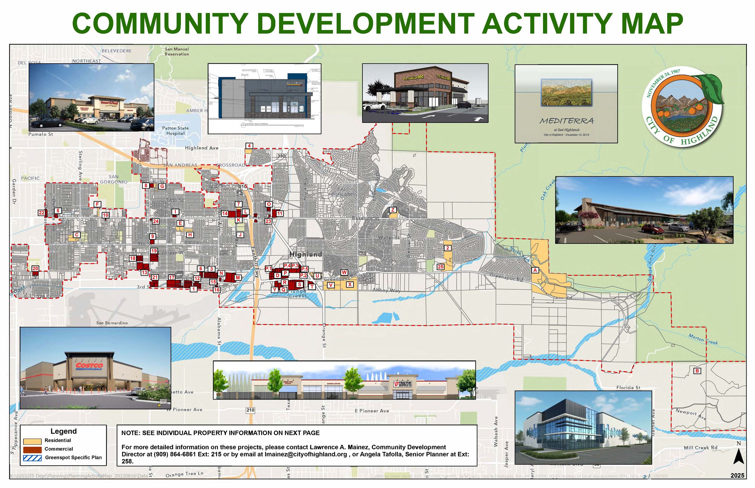 Community Development activity map